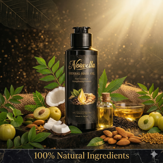 Norvella Herbal Hair Oil – The Natural Secret to Strong & Shiny Hair
